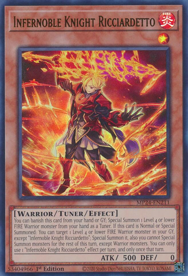 Infernoble Knight Ricciardetto [MP24-EN211] Ultra Rare | Galactic Gamez