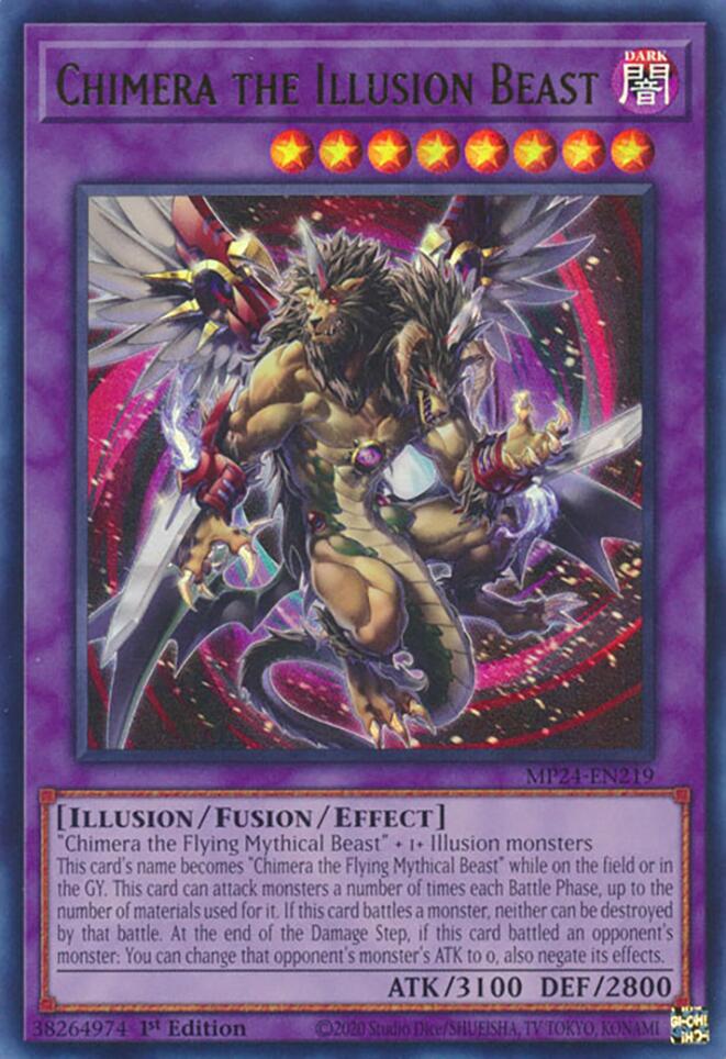 Chimera the Illusion Beast [MP24-EN219] Ultra Rare | Galactic Gamez