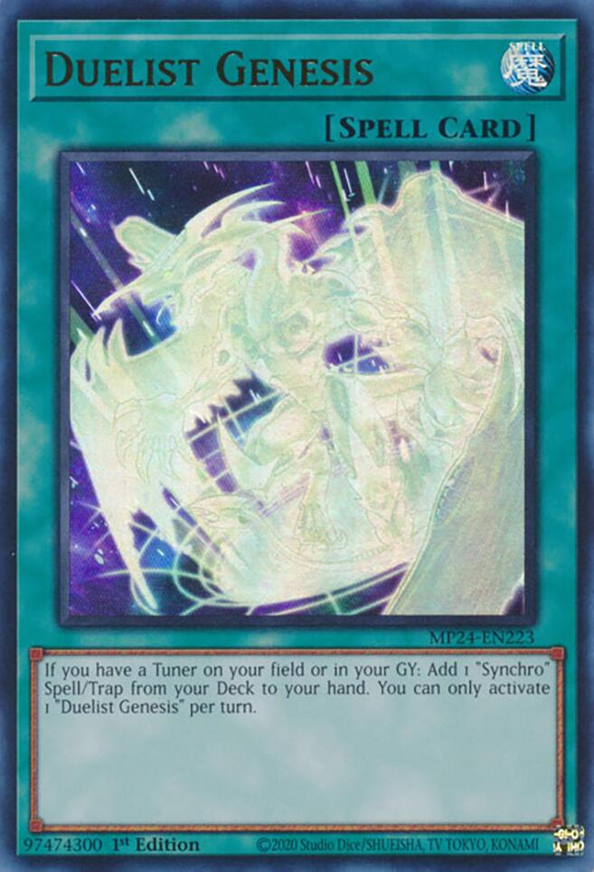 Duelist Genesis [MP24-EN223] Ultra Rare | Galactic Gamez