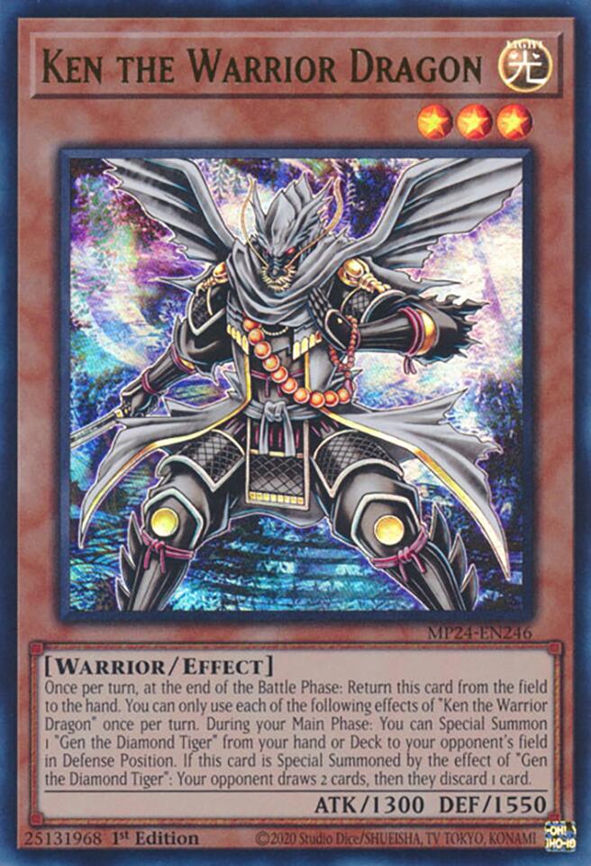 Ken the Warrior Dragon [MP24-EN246] Ultra Rare | Galactic Gamez