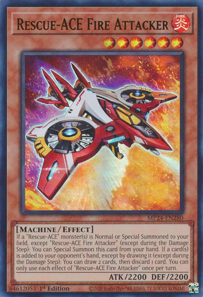 Rescue-ACE Fire Attacker [MP24-EN280] Ultra Rare | Galactic Gamez