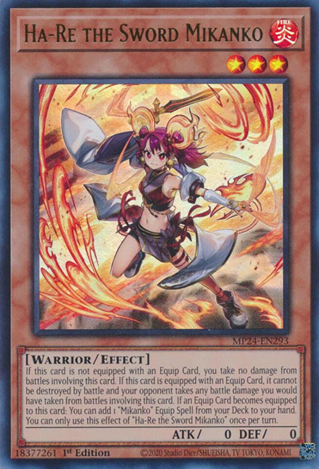 Ha-Re the Sword Mikanko [MP24-EN293] Ultra Rare | Galactic Gamez