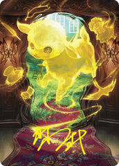 Enduring Innocence Art Card (Gold-Stamped Signature) [Duskmourn: House of Horror Art Series] | Galactic Gamez