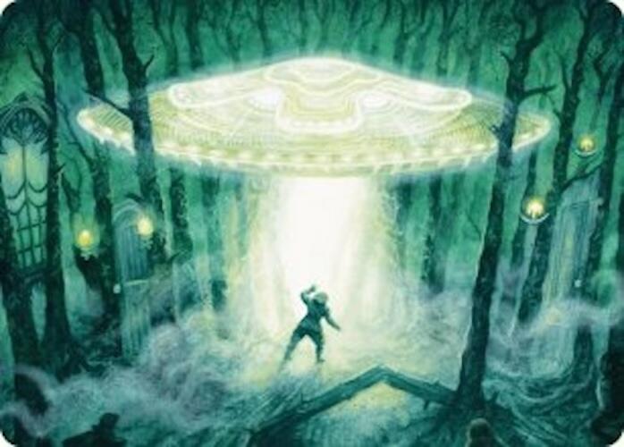Unidentified Hovership Art Card [Duskmourn: House of Horror Art Series] | Galactic Gamez