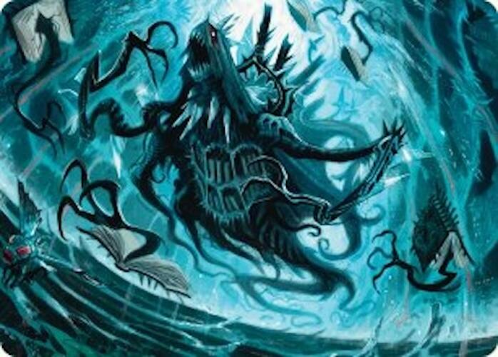 Overlord of the Floodpits Art Card [Duskmourn: House of Horror Art Series] | Galactic Gamez