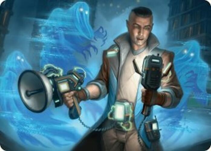 Paranormal Analyst Art Card [Duskmourn: House of Horror Art Series] | Galactic Gamez