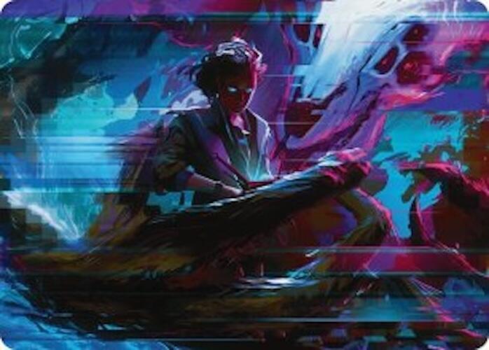 Demonic Counsel Art Card (32/54) [Duskmourn: House of Horror Art Series] | Galactic Gamez