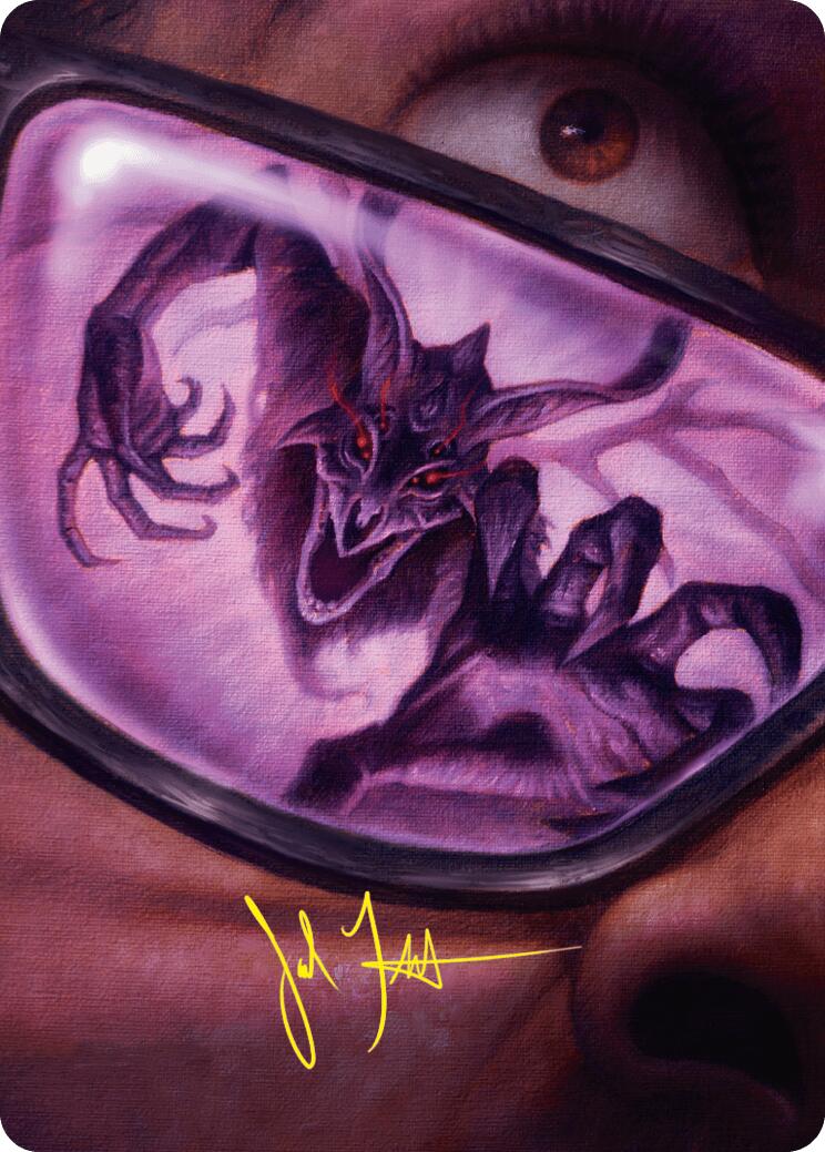Doomsday Excruciator Art Card (Gold-Stamped Signature) [Duskmourn: House of Horror Art Series] | Galactic Gamez