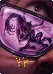 Doomsday Excruciator Art Card (Gold-Stamped Signature) [Duskmourn: House of Horror Art Series] | Galactic Gamez