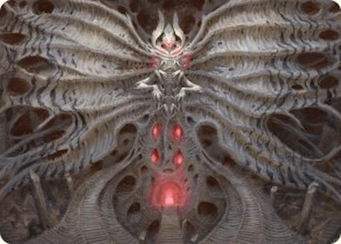 Valgavoth, Terror Eater Art Card [Duskmourn: House of Horror Art Series] | Galactic Gamez