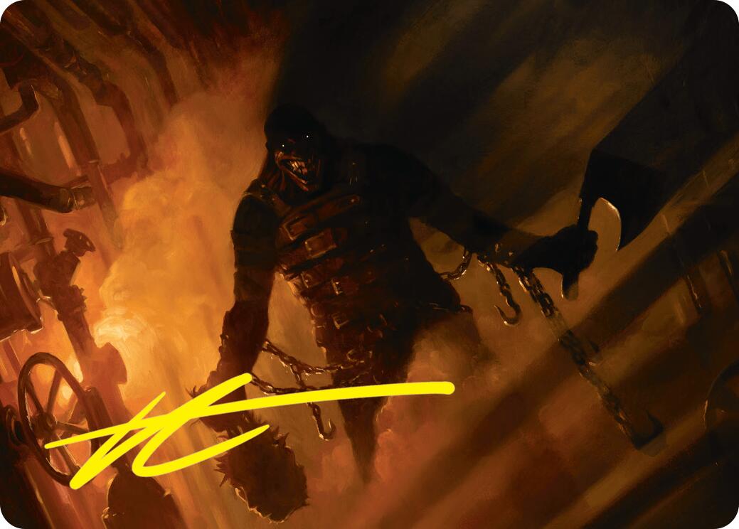 Boilerbilges Ripper Art Card (Gold-Stamped Signature) [Duskmourn: House of Horror Art Series] | Galactic Gamez