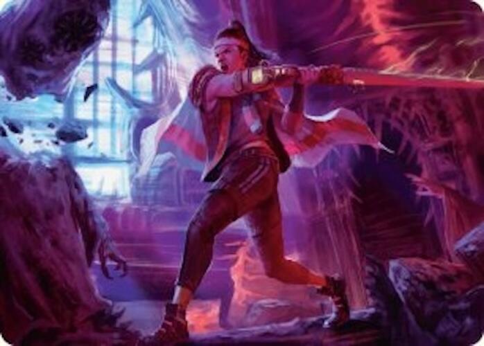 Diversion Specialist Art Card [Duskmourn: House of Horror Art Series] | Galactic Gamez