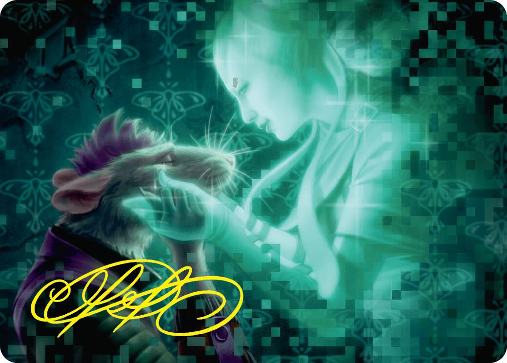 Cathartic Parting Art Card (Gold-Stamped Signature) [Duskmourn: House of Horror Art Series] | Galactic Gamez