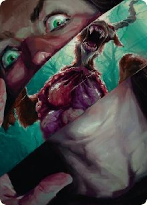 Hauntwoods Shrieker Art Card [Duskmourn: House of Horror Art Series] | Galactic Gamez