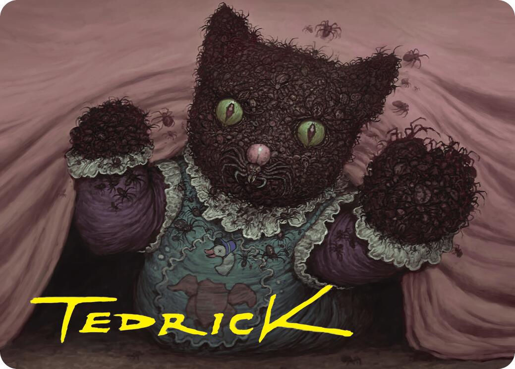 Twitching Doll Art Card (Gold-Stamped Signature) [Duskmourn: House of Horror Art Series] | Galactic Gamez