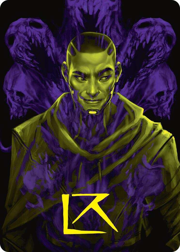 Kaito, Bane of Nightmares Art Card (Gold-Stamped Signature) [Duskmourn: House of Horror Art Series] | Galactic Gamez