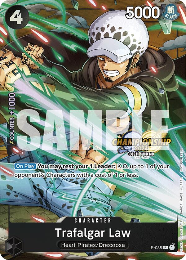 Trafalgar Law (P-038) (CS 2024 Event Pack) [One Piece Promotion Cards] | Galactic Gamez