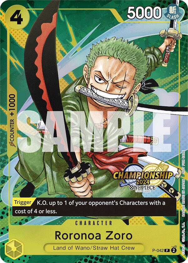 Roronoa Zoro (CS 2024 Event Pack) [One Piece Promotion Cards] | Galactic Gamez