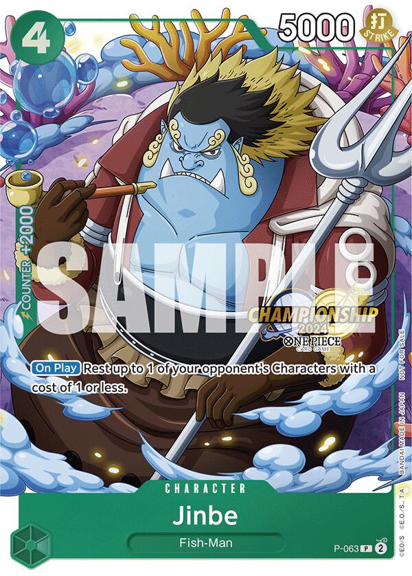 Jinbe (CS 2024 Event Pack) [One Piece Promotion Cards] | Galactic Gamez