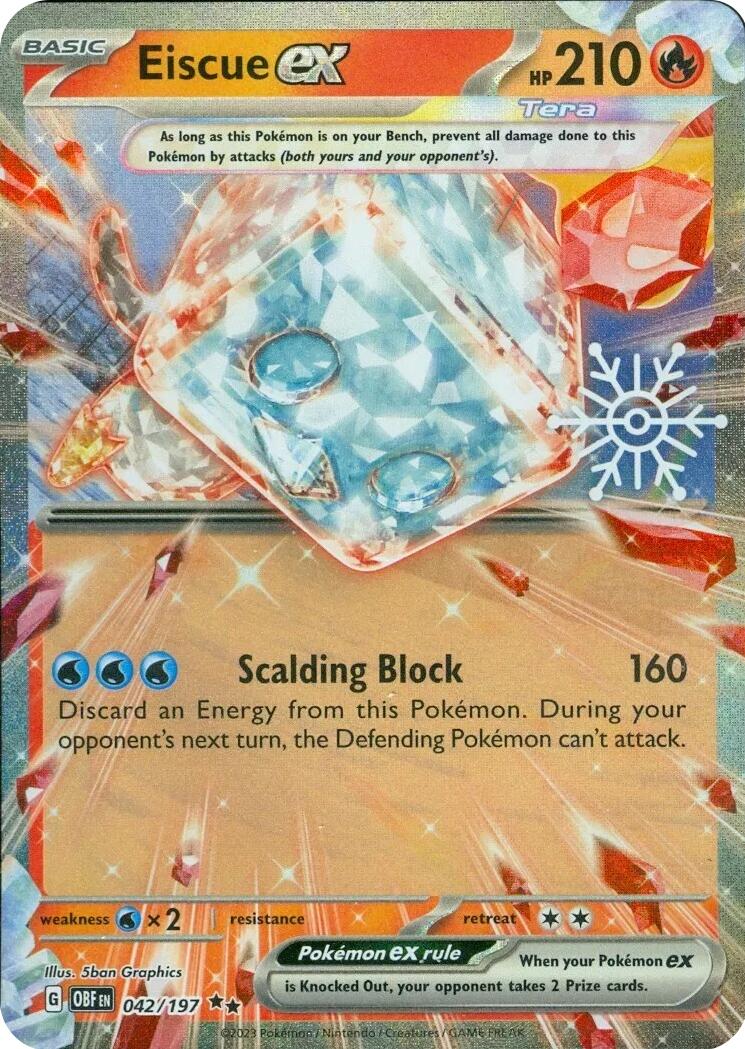 Eiscue ex (042/197) (Holiday Calendar) [Miscellaneous Cards] | Galactic Gamez