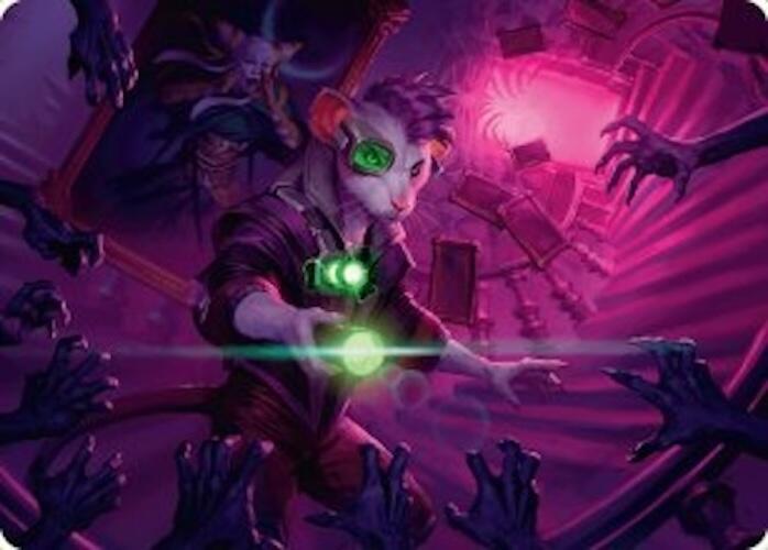 Nashi, Searcher in the Dark Art Card (21/54) [Duskmourn: House of Horror Art Series] | Galactic Gamez