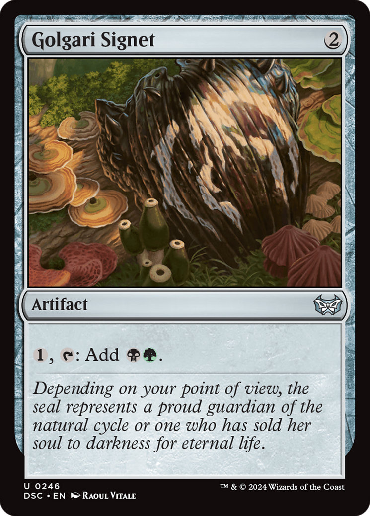 Golgari Signet [Duskmourn: House of Horror Commander] | Galactic Gamez