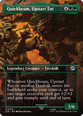 Quickbeam, Upstart Ent (Borderless Alternate Art) [The Lord of the Rings: Tales of Middle-Earth] | Galactic Gamez