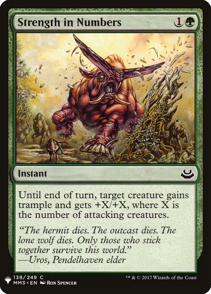 Strength in Numbers [Mystery Booster] | Galactic Gamez