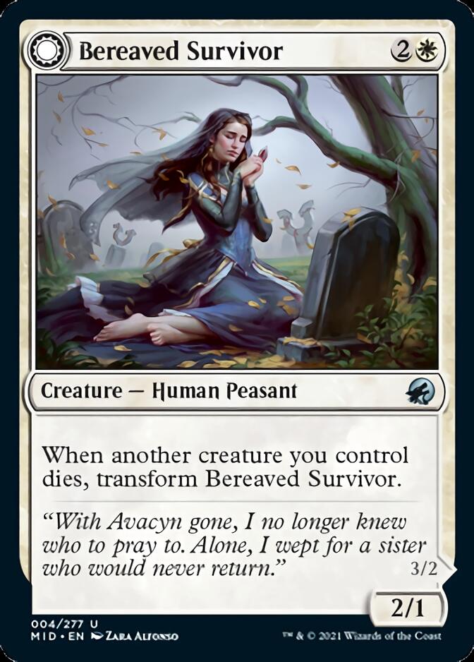 Bereaved Survivor // Dauntless Avenger [Innistrad: Midnight Hunt] | Galactic Gamez