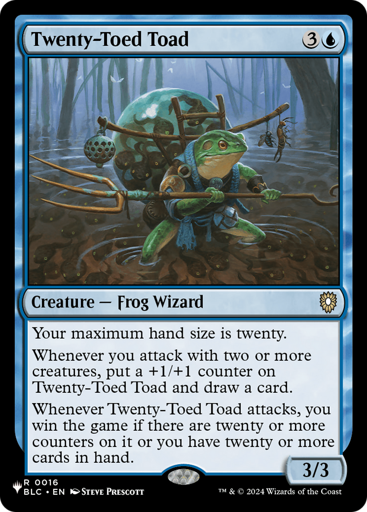 Twenty-Toed Toad [The List] | Galactic Gamez