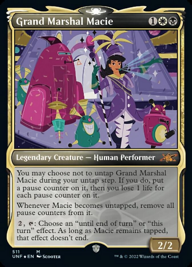 Grand Marshal Macie (Showcase) (Galaxy Foil) [Unfinity] | Galactic Gamez
