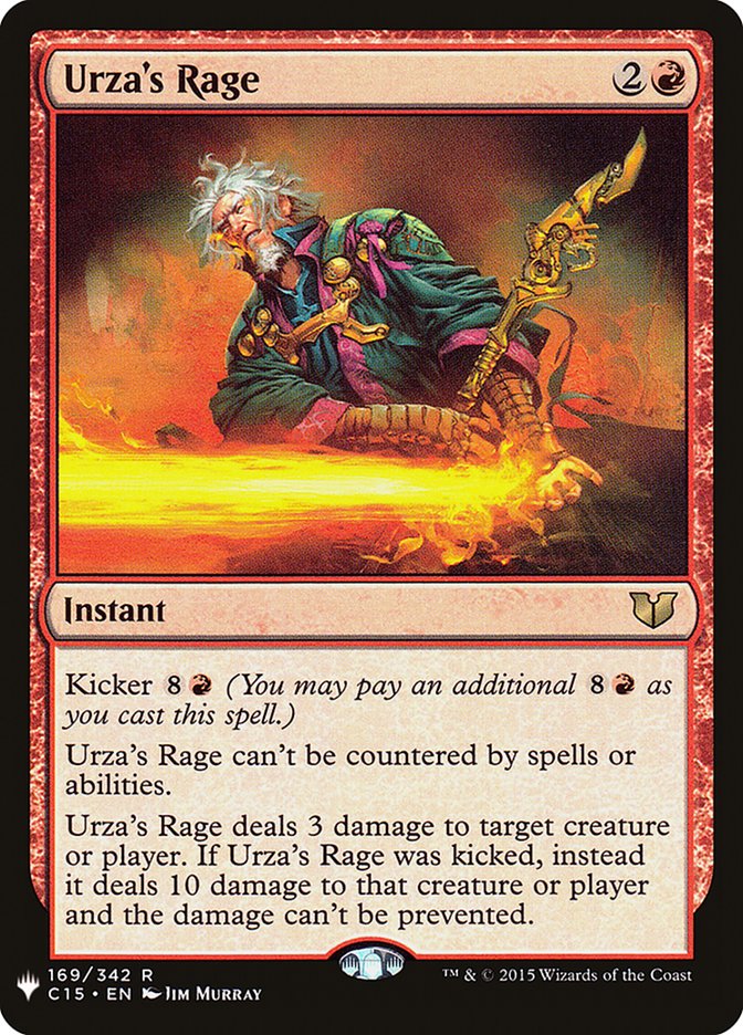 Urza's Rage [The List] | Galactic Gamez