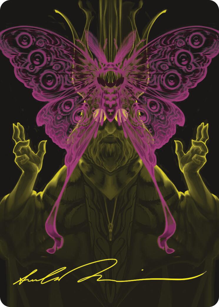 Victor, Valgavoth's Seneschal Art Card (44/54) (Gold-Stamped Signature) [Duskmourn: House of Horror Art Series] | Galactic Gamez