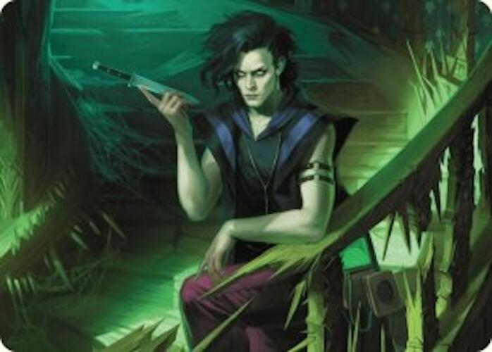 Winter, Misanthropic Guide Art Card [Duskmourn: House of Horror Art Series] | Galactic Gamez