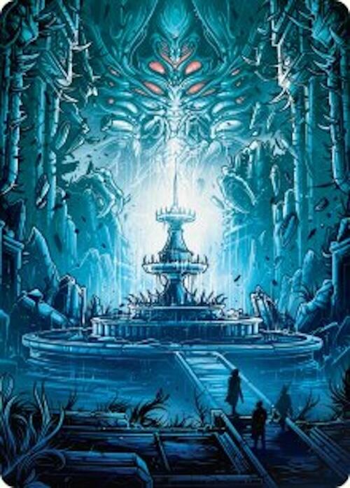 Island Art Card [Duskmourn: House of Horror Art Series] | Galactic Gamez