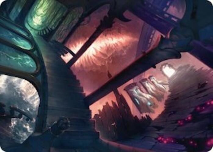 Terramorphic Expanse Art Card [Duskmourn: House of Horror Art Series] | Galactic Gamez
