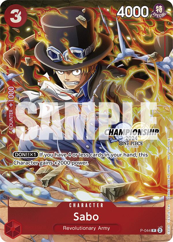 Sabo (CS 2024 Event Pack Finalist) [One Piece Promotion Cards] | Galactic Gamez