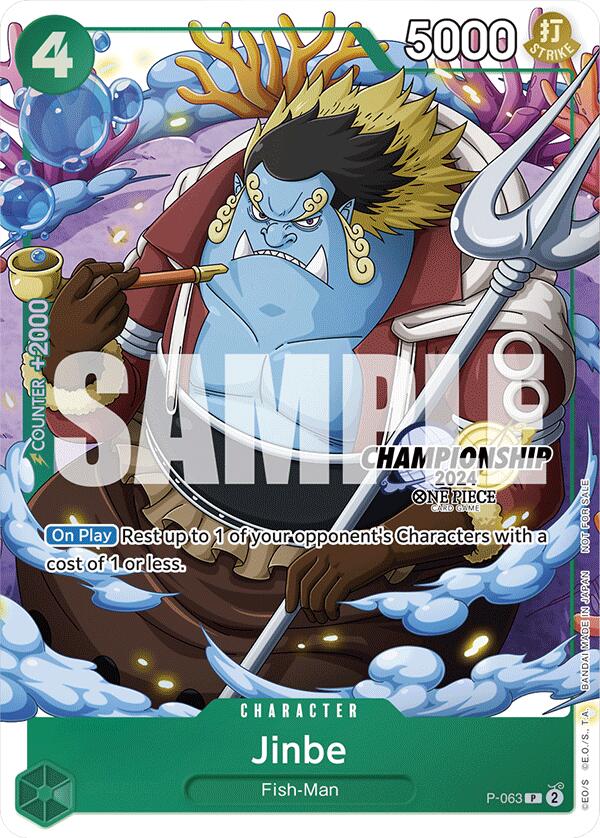 Jinbe (CS 2024 Event Pack Finalist) [One Piece Promotion Cards] | Galactic Gamez