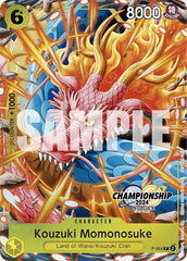 Kouzuki Momonosuke (CS 2024 Event Pack Finalist) [One Piece Promotion Cards] | Galactic Gamez