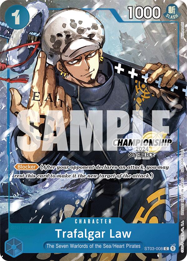 Trafalgar Law (ST03-008) (CS 2024 Event Pack Finalist) [One Piece Promotion Cards] | Galactic Gamez