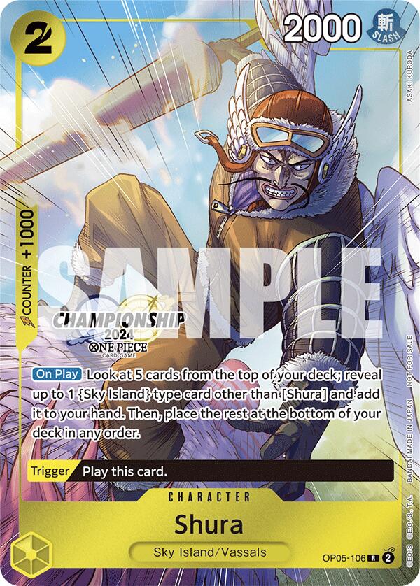 Shura (CS 2024 Celebration Pack) [One Piece Promotion Cards] | Galactic Gamez