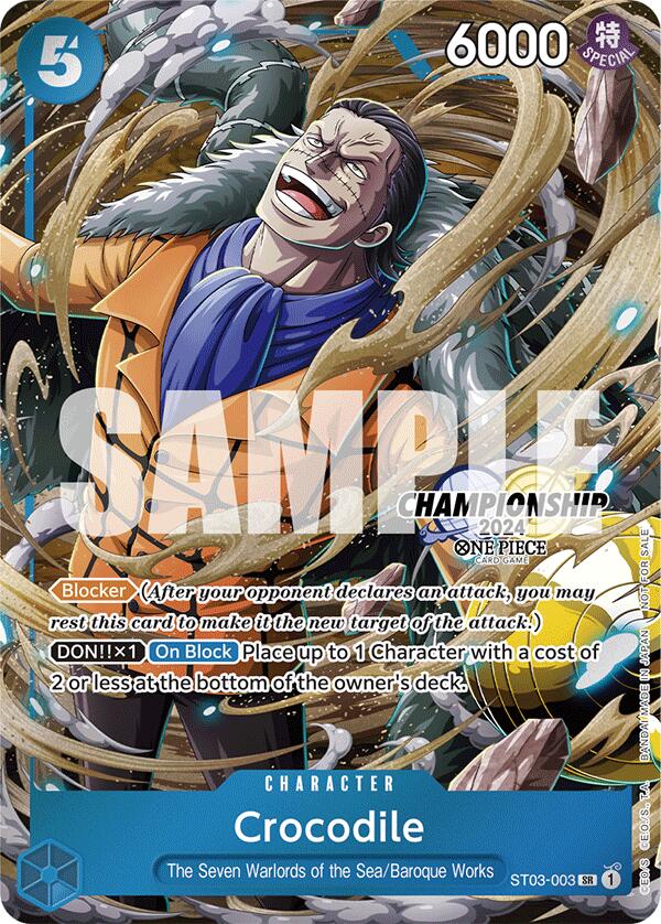 Crocodile (CS 2024 Celebration Pack) [One Piece Promotion Cards] | Galactic Gamez