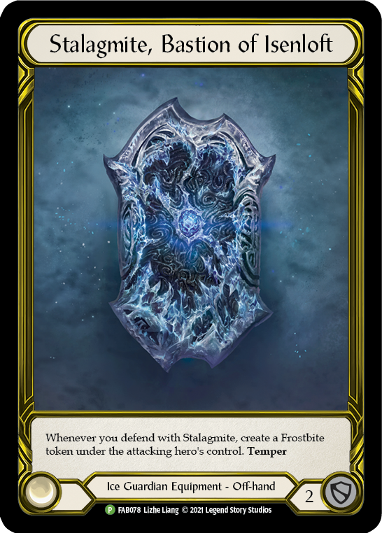 Stalagmite, Bastion of Isenloft (Golden) [FAB078] (Promo)  Cold Foil | Galactic Gamez