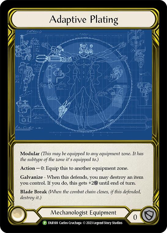Adaptive Plating [FAB169] (Promo)  Cold Foil | Galactic Gamez