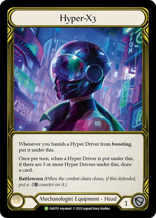 Hyper-X3 [FAB170] (Promo)  Cold Foil | Galactic Gamez