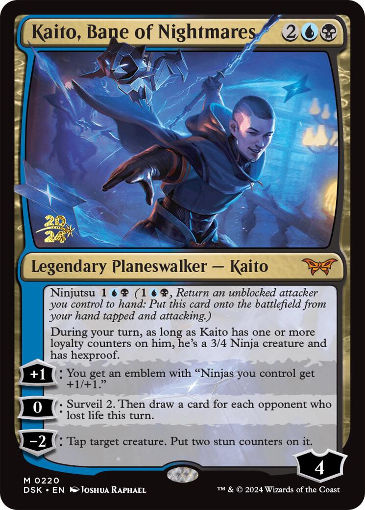 Kaito, Bane of Nightmares [Duskmourn: House of Horror Prerelease Promos] | Galactic Gamez