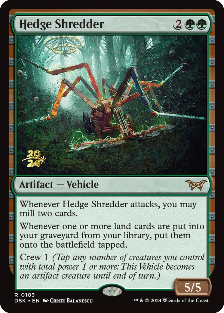 Hedge Shredder [Duskmourn: House of Horror Prerelease Promos] | Galactic Gamez