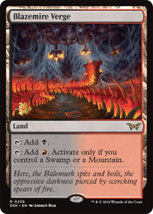 Blazemire Verge [Duskmourn: House of Horror Prerelease Promos] | Galactic Gamez