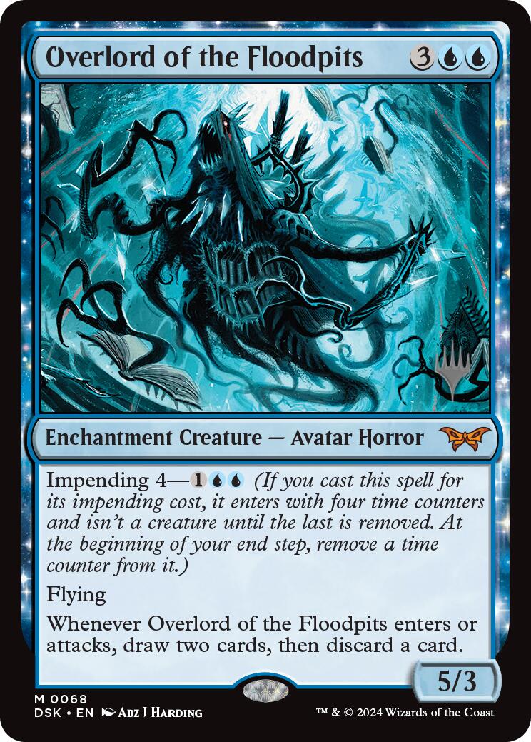 Overlord of the Floodpits [Duskmourn: House of Horror Promos] | Galactic Gamez