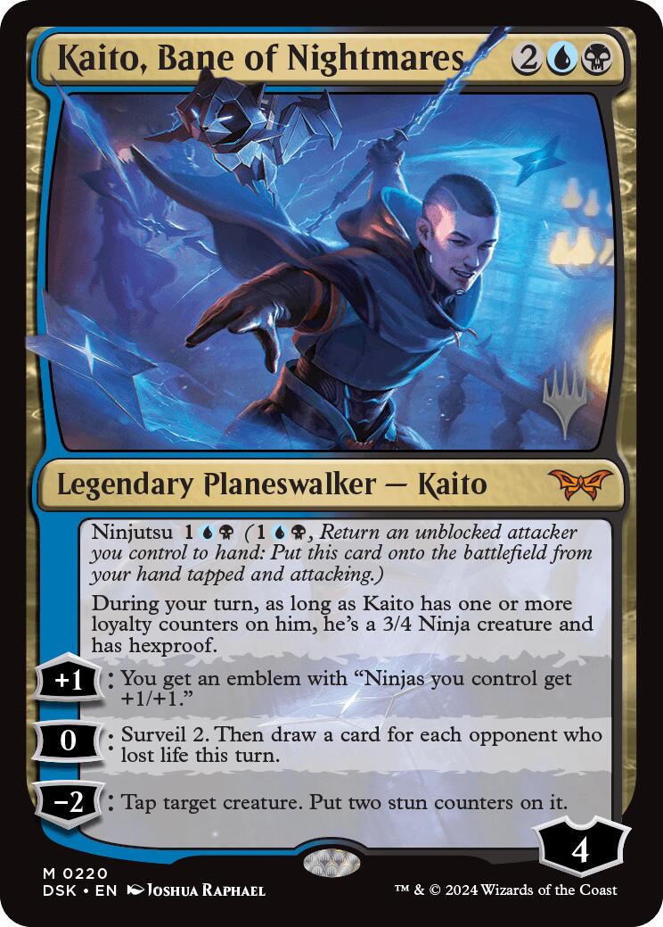 Kaito, Bane of Nightmares [Duskmourn: House of Horror Promos] | Galactic Gamez